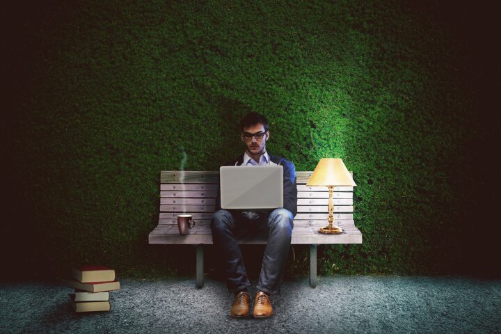 work, workaholic, writer, programmer, one, laptop, notebook, office, bank, park, park bench, hedge, outdoors, people, the atmosphere, dark, eve, light, illuminated, night, lamp, work, work, work, workaholic, writer, writer, writer, writer, writer, programmer, programmer, programmer, laptop, laptop, office, office, office, office, bank