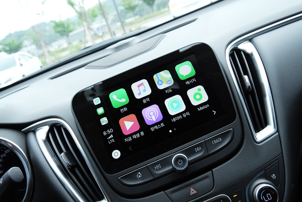 inside car