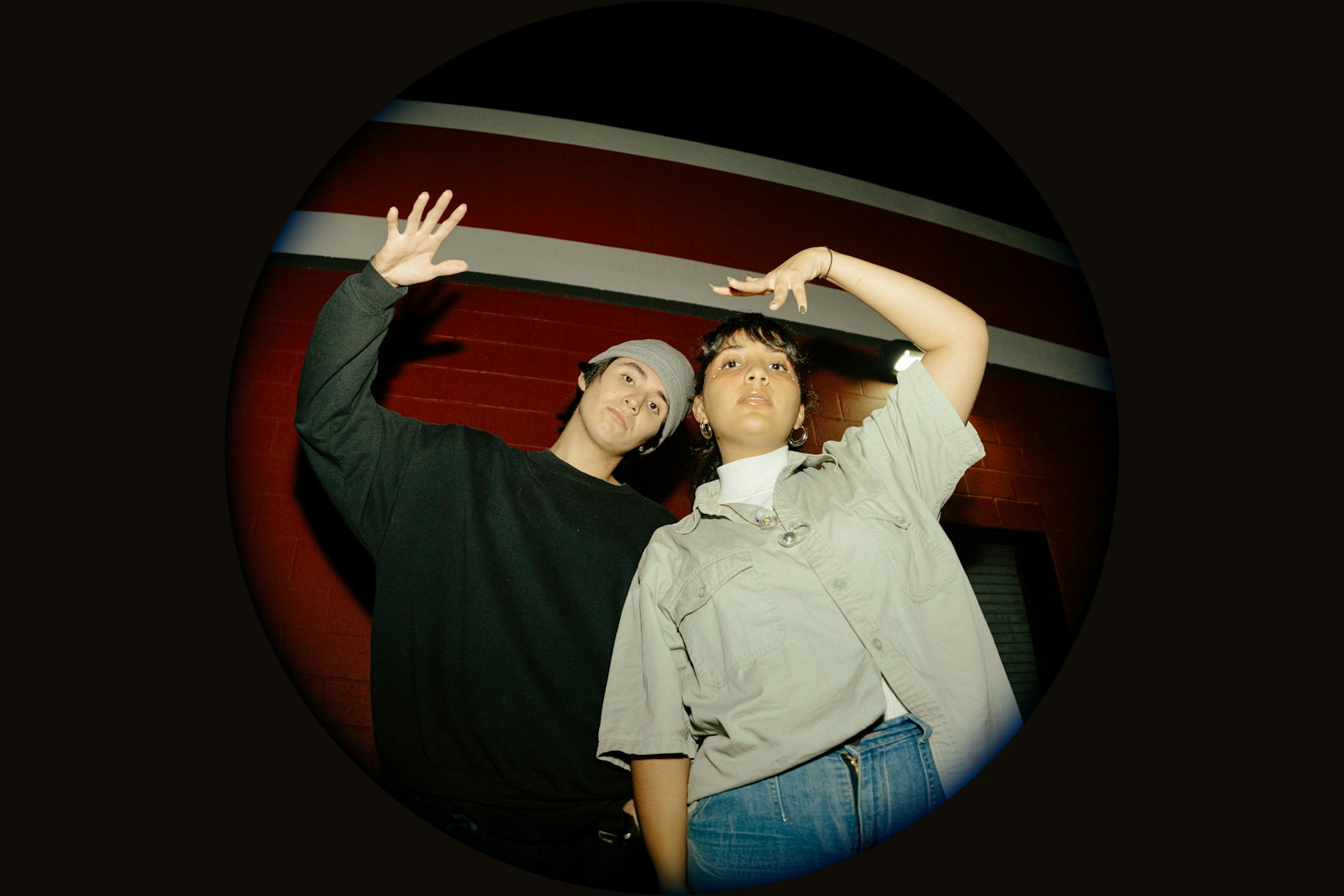 A couple of men standing next to each other
