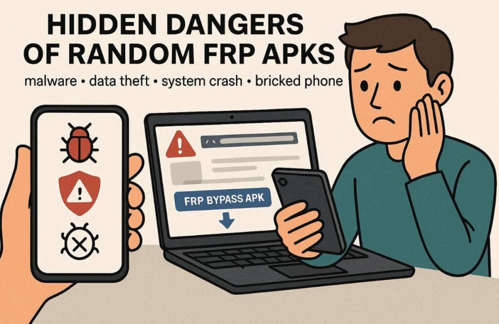 risks of downloading frp apks